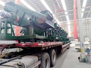 河南共威機械生產1080槽下振動篩發(fā)貨現場